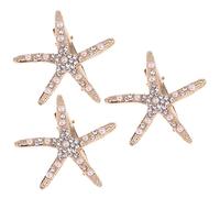 OUNONA 3pcs Hair Clips Hair Barrettes for for Weddings Parties Gatherings