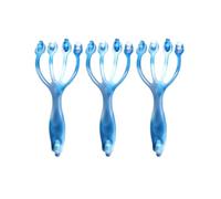 OUNONA 3pcs Handheld Four Claws Roller Massager for Head Neck Foot Body Portable Muscle Relief Tool Stimulating Reflex Zones Compact Design for Shower Office and Home Use