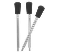 OUNONA 3Pcs M8 Threaded Industrial Handwheel Handles, Metal Arm Crank Lathe Machine Knobs, Precision Revolving Handles for Lathe Accessories and Workshop Tools