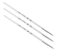 OUNONA 3Pcs Nail Art Brush Fine Liner Nail Painting Tools for DIY Nail Designs Durable Nail Gel Brush Pens for Intricate Manicure Art Essential Nail Art Brushes for Creative Nail