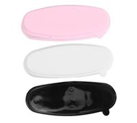 OUNONA 3Pcs Nail Art Container Portable Manicure Dip Tray for Nail Technicians Easy to Clean Recycling Box Mixed Colors Enhances Workspace Cleanliness and Aesthetics