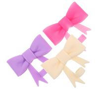 OUNONA 3pcs Silicone Bow Straw Toppers Caps for Tumblers Reusable Straw Covers Protecting Drinks Cute and Stylish Protectors for Office and Outdoor Use