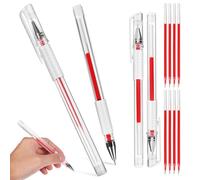 OUNONA 4 Pcs Eyebrow Mapping Pens with Refills, Precise Design and Smooth Ink Flow Plastic Tattoo Markers for Skin Marking and Positioning