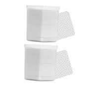 OUNONA 400pcs Cleaning Pads Grafting Eyelash Cotton Pads for Nail Polish Remove Nail Wipes under Eye and Lash Extensions Application