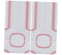 OUNONA 40pcs Baseball Themed Napkins Disposable Sports Party Decorations Soft Absorbent Cocktail Napkins for Family Gatherings and Festive Celebrations