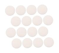 OUNONA 40pcs Rounded Makeup Pads Cosmetics Puff Comfortable Soft Makeup Accessories Facial Cleansing Puff for Delicate Skin Care and Blending Application