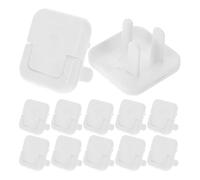 OUNONA 40pcs Safety Electrical Outlet Covers Pull-Tab Proof Plug Socket Protectors for 3-Prong Wall Sockets for Safety