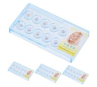 OUNONA 40pcs Shiny Crystal Teeth Ornaments for Creative Teeth Jewelry Decor DIY Gems Jewelry Kit Diamonds Jewel for Crafting and Adornment