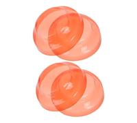 OUNONA 4pcs Alarm Dust Covers for Detector Protection Red Abs Material Easy Installation Suitable for Fire Protection Industrial Equipment Reusable Alarm Covers and Dust