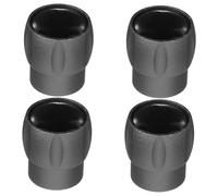OUNONA 4pcs Aluminum Alloy Tire Air Valve Caps Weather Resistant Decorative Valve Covers with Secure Fit Corrosion Resistant Wheel Stem Caps for Cars Trucks Suvs and Motorcycles