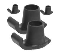 OUNONA 4Pcs Anti-Slip Walker Ski Glides Replacement Parts for Elderly Walkers Cushions for Smooth Mobility and Sidewalks Easy to Install Fit