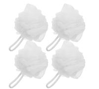 OUNONA 4pcs Bath Bouquet Shower for Body Exfoliating Bath Scrubber for Body Use in Shower Natural Loofah Sponge Ball Sponge