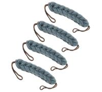 OUNONA 4pcs Bathing Back Scrubber Exfoliating Shower Body Scrubber for Men Women Stretchable Pe Net Back Washer Convenient Clean for Maximum Comfort and Rich