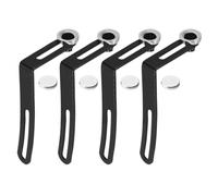OUNONA 4pcs Car Shell Body Mount, L-Bracket Metal Body Post Mount Magnet | Adjustable RC Shell Mounting Bracket, Secure Car Shell Fitment, Compatible with Axial SCX10