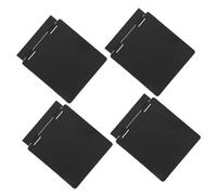 OUNONA 4Pcs Central Ac Switch Panel Cover 120 Type Black Plastic Push Button Switch Protective Housing Waterproof Dustproof for Home Electrical Outlets