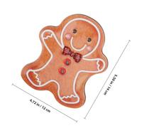 OUNONA 4Pcs Christmas Tinplate Boxes Set with Snowman, Penguin, Gingerbread Elderly Designs - Decorative Candy, Biscuit Cookie Storage Containers for Holiday Party Packing