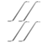 OUNONA 4pcs Garbage Disposal Jam Tool Stainless Steel Wrench for Food Waste Disposer Sink Secure Connection Clog Remover Portable Kitchen Use