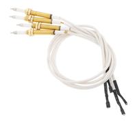 OUNONA 4pcs Gas Furnace Igniter Kit with Sensing Rod Leakproof Flame Ignition Needles Replacement for Gas Fireplace Oven Heater Easy Installation and Detection