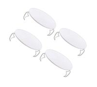 OUNONA 4pcs Microwave Oven Tray Racks Heat Insulation Pot Holders Folding Storage Racks for Microwave Oven