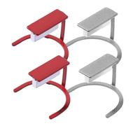 OUNONA 4pcs Nail Magnet Tools for Manicure Professional 3d Magnetic Stand Set Red and White for Nail Art Decoration