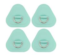 OUNONA 4pcs Paddle Board D Ring Patch, Triangle 3.5" Black D-Ring Pads | Paddle Board D Ring Kit, Stable Structure & Easy Installation, for Deck Rigging and Inflatable SUP Use