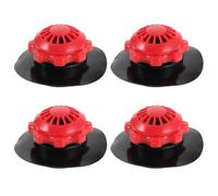 OUNONA 4pcs Pressure Relief Valve Replacement for Inflatable Tent, 4 Pack PVC Air Valve with Protective Cap for SUP Boards, Kayaks, Inflatable Boats, Rafts