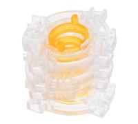 OUNONA 4pcs Round Restrictor Gate Joystick Plastic Base White Game Console Joystick Platform Round Retaining Ring for Replacement Accessories