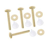 OUNONA 4pcs Toilet Seat Accessories Screws Metal Toilet Seat Bolts Screws for Bolt Kit for for a