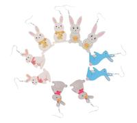 OUNONA 5 Pairs Bunny Earrings Cute Easter Theme Design Fashion Accessory for Women Lightweight and Stylish Ear Pendants for Festivals and Daily Wear