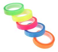 OUNONA 5 Rolls Highlight Tapes Rolls Pet Note Tabs for Books
