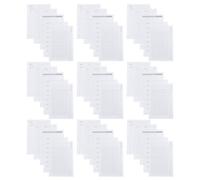 OUNONA 5 Sets Refillable Planner Sheets A5: Loose Leaf Diary Notebook Filler Paper for 6 Hole Binder - Daily Weekly Monthly & To Do List Undated Inserts