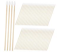OUNONA 500Pcs Precision Cotton Swabs Pointed Tip Applicators for Makeup Ear Cleaning Nail Care Soft Cotton Tips Gentle Accuracy for Detailed Cleaning Tasks