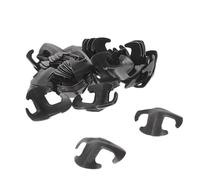 OUNONA 50Pcs Black Armor Scale Plates 2.7X2.7Cm DIY Medieval Armor Crafting Material for Knights Costume, Fantasy Metal Scale Parts for Historical Role Play and Cosplay