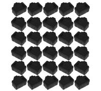 OUNONA 50pcs Black Silicone Rj45 Ethernet Port Dustproof Caps for Computers and Tvs, Portable Network Cable Connector Covers to Protect Ports and Debris