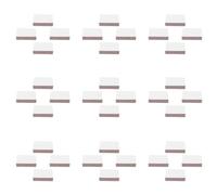 OUNONA 50Pcs Blank Match Holders with Double Sided Strikers Pull-Out Paper Match Boxes for Fireplace and Party Use White Empty Matchstick Containers