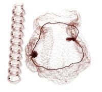 OUNONA 50pcs Invisible Bun Hair Nets for Women Elastic Mesh Hair Nets Women Ballet Dancer