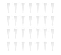 OUNONA 50pcs Plastic Floral Wrapping Sleeves for Single Flower and Bouquet, Waterproof Decorative Present Bags for Valentine's Day and Flower Store Scene
