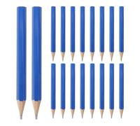 OUNONA 50pcs Short Wood Pencils - Pre Sharpened Golf Scoring Pencils - 3.5" Blue Wood Golf Writing Tool for School Party Favors Sports Games & Activities