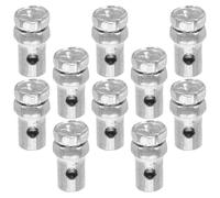 OUNONA 50pcs Throttle Brake Cable Stops Metal Throttle Cable Ends Brake Ends Silver Noise Reduction Enhanced Safety Performance for Atv and Mini Dirt Bike Repair