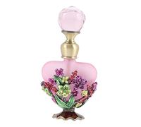 OUNONA 5Ml Fragrance Bottle Essence Sub-Bottle Perfume Storage Bottle 2.95X1.57X0.79In Retro Glass Metal Stylish Container for Storing Perfume