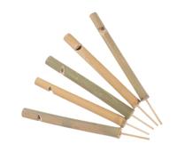 OUNONA 5pcs Bamboo Bird Call Whistle Bird Flute for Outdoor Activities Beginners Training Whistles