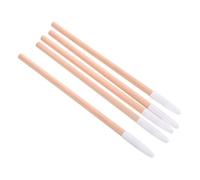 OUNONA 5pcs Black Eyebrow Pencil with Wooden Smudge Core Ultra Tip for Precise Natural Hair Like Strokes Sweat Resistant Formula for Oily Skin and Gym Use