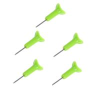OUNONA 5pcs Braille Writing Pen for Training Ergonomic Plastic Stylus with Saddle Design for Blind Users Portable Writing Tool for Home Education and Learning