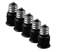 OUNONA 5pcs Light Socket Adapter Energy-saving Lamp Base Converter for LED Bulbs Material Lamp Holder Converter for Efficient Lighting and Easy Socket Transition