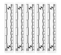 OUNONA 5pcs Magnetic Macro Photo Evidence Scale, Forensic Ruler Marker for Documentary Photography, Crime Scene Investigation Prop, Scene Measurement Card