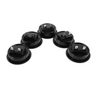 OUNONA 5pcs Metal Speaker Box Terminal with Red-black Position Pin Connectors Spring-loaded Binding Post Clips for Quick Wiring Enhanced Conductivity and Stable Connection Suitable for