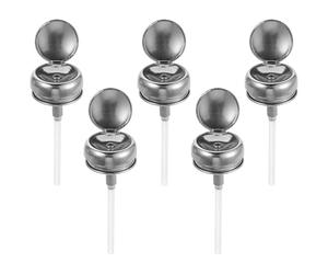 OUNONA 5pcs Push down Dispenser Bottle Caps Refillable Alcohol Pump Lid Stainless Steel Aluminum Construction Precise Dispensing Control Compatible with Standard Bottles for Home and Lab