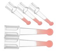 OUNONA 5pcs Replaceable Transparent PC Ear Wax Removal Tips Compact Ear Cleaning Spoon for Family Use Lightweight Comfortable Earwax Removal Tool
