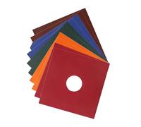 OUNONA 5pcs Vinyl Record Sleeves Protective Covers in Rose Coffee Dark Green Paper Jackets for Scratch Prevention and Safe Storage of Vinyl Albums