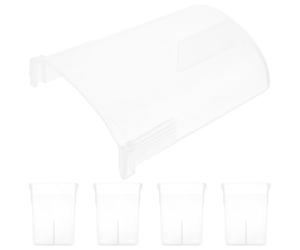 OUNONA 5pcs Water Organizer Water Collection Cup for Rice Cooker White Plastic Pp Practical Condensation Collector Replacement Moisture Absorber for Kitchen Supplies